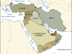 Карта Ближнего Востока. Фото: swissrealtyuae.ru